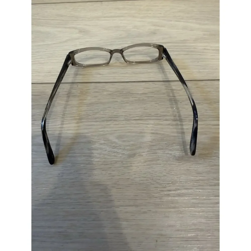 VERA WANG V184 GR Grey Crystal Womens Rectangle Eyeglasses 50-16-133